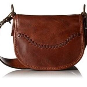 Frye Melissa Whipstitch Leather Small Saddle Bag